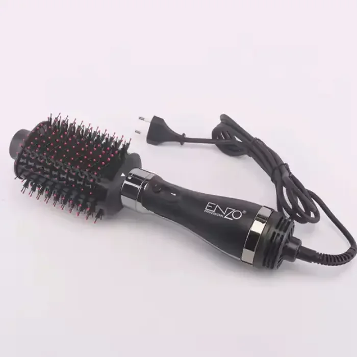 فرشاة ENZO 3 en 1 – لتجفيف وتصفيف الشعر بسهولة وأناقة