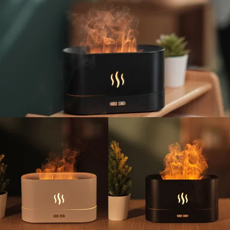 Ultrasonic Flame Diffuser Humidifier