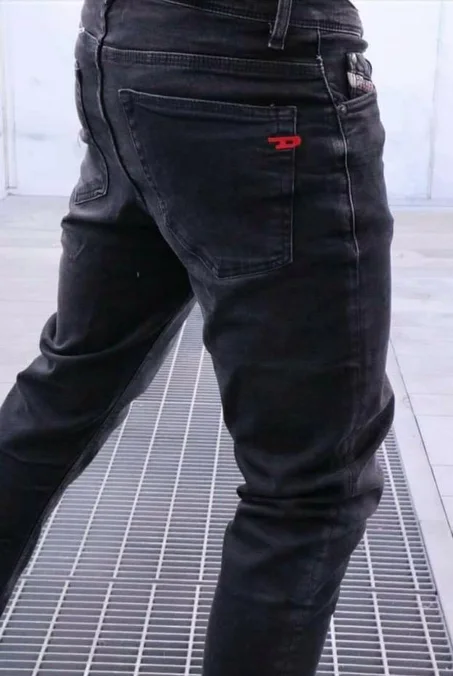 MENS JEANS SLIM FIT-SRETCH CLR DARK GRAI