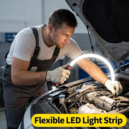 🔦 Lampe LED Flexible Rechargeable 30 Pouces (75 cm) – 800 Lumens