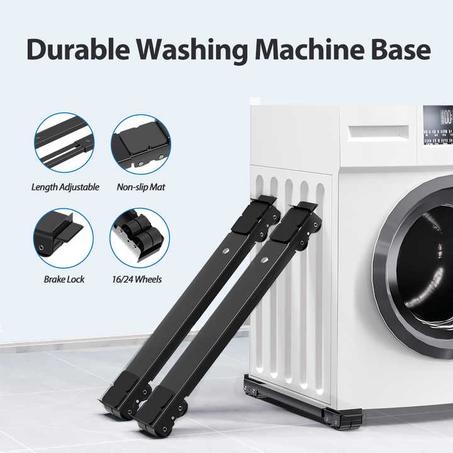 🧼❄️ Offre Spéciale – Support Réglable pour Machine à Laver et Réfrigérateur