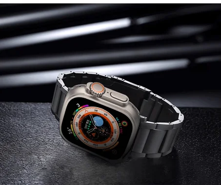 ⌚✨ Apple Watch & Bracelet en Alliage de Titane Premium