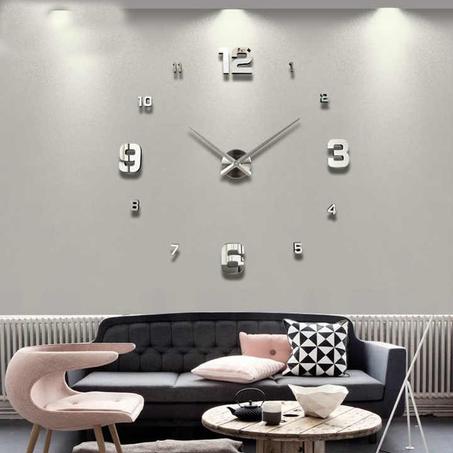 🕒✨ Top Fashion – Horloge Murale 3D DIY en Acrylique Miroir