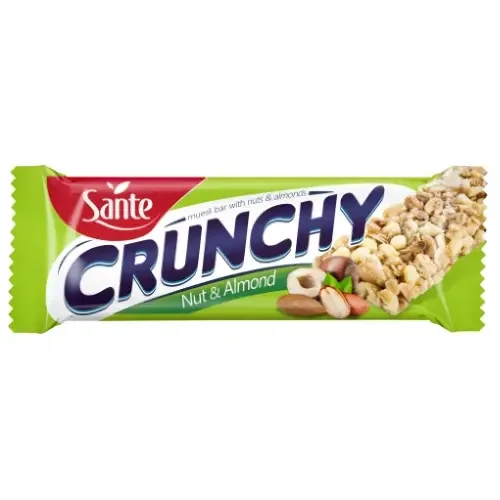 Crunchy bar with nuts and almonds 35g
