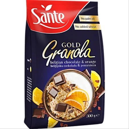 GRANOLA GOLD BELGIAN CHOCOLATE & ORANGE 300 G