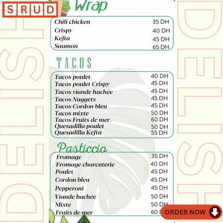 MENU WRAP