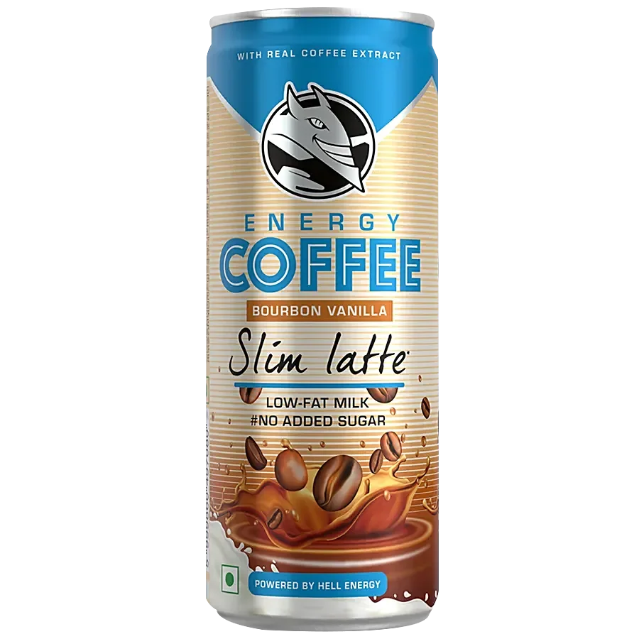 Energy Coffee Slim Latte Bourbon Vanilla (250ml)