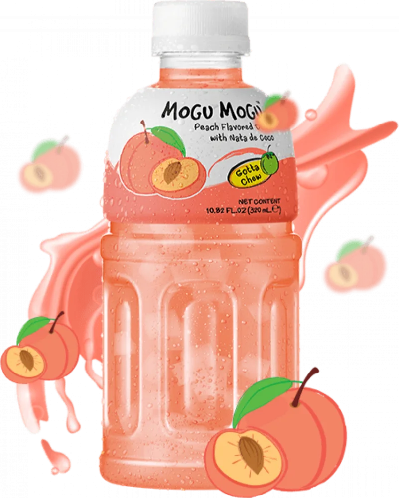 Mogo mogo with peach flavour 320ml
