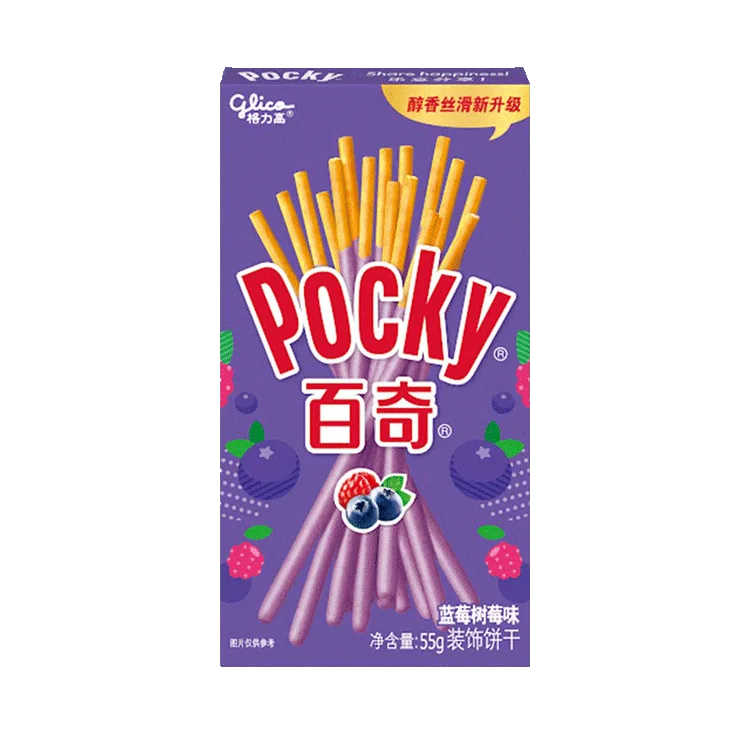Pocky Myrtille et Framboise
