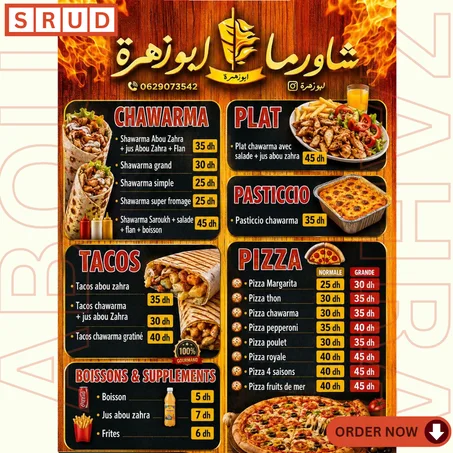 MENU SHAWARMA