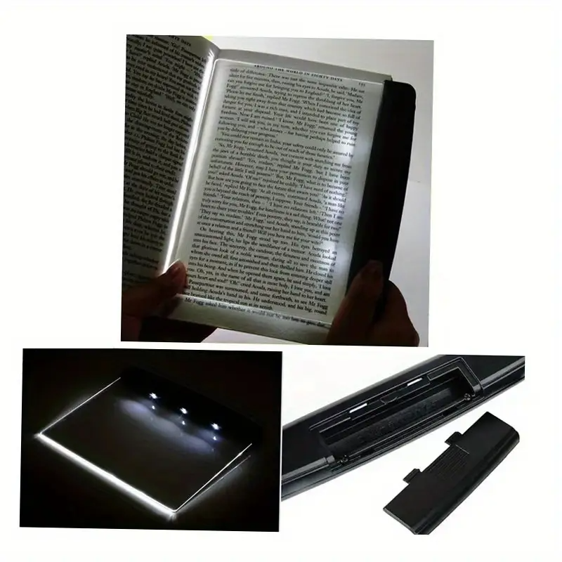 مصباح قراءة مسطح led، قراءة الليل، قراءة الكتب في الليل، ضوء مشبك كتاب يحمي العين، ضوء ليلي صغير led، جو ins تفاصيل المنتج 1