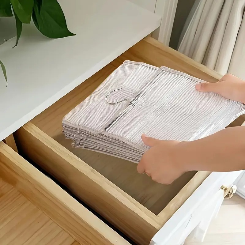 حقيبة تخزين معلقة كبيرة السعة قابلة للتنفس للملابس