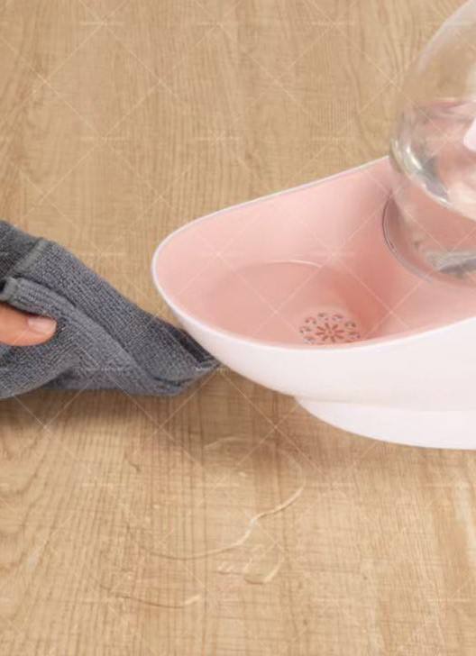 نافورة شرب أوتوماتيكية للقطط، موزع مياه على شكل حلزون سعة 2.8 لتر