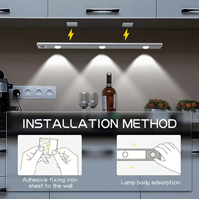 LED لاسلكي متعدد الاستخدامات من ديلومي مع مستشعر حركة
