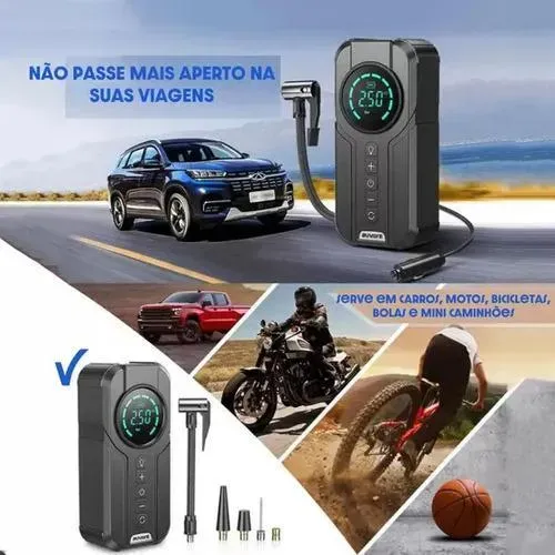 مضخة هواء كهربائية قابلة لإعادة الشحن بقوة 180 رطل/بوصة مربعة Mxb-001