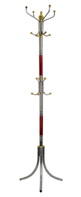 علاقة معاطف ذهبية مزودة بخطافات