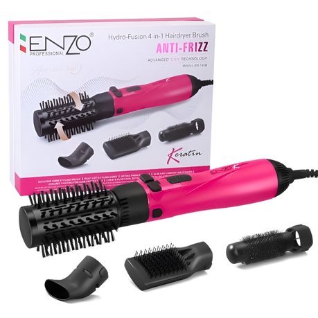 فرشاة مجفف الشعر ENZO Professional Auto Rotate Hydro-Fusion 4 في 1