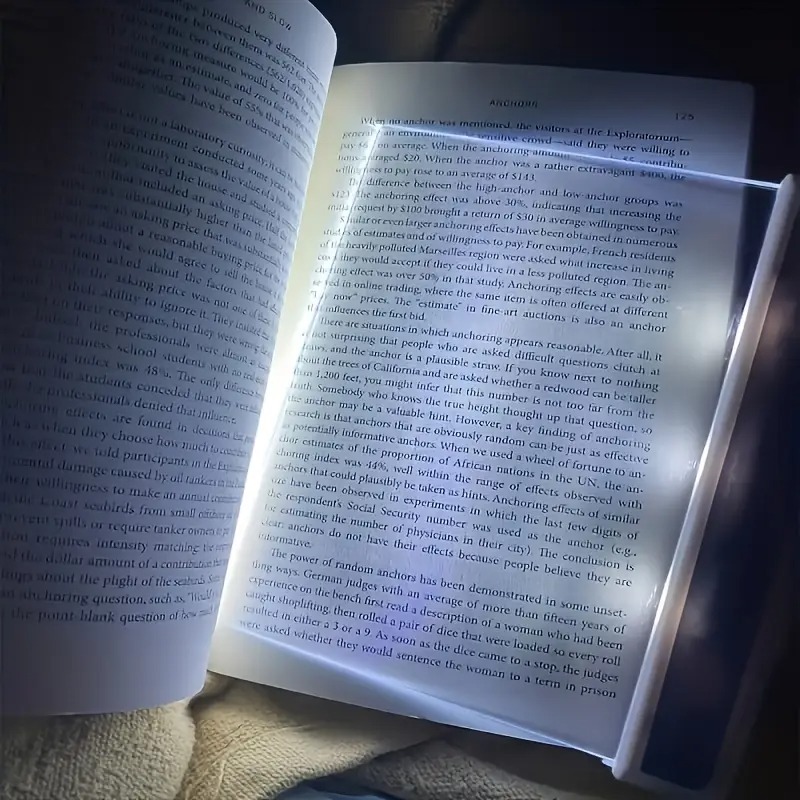 مصباح قراءة مسطح LED، قراءة الليل، قراءة الكتب في الليل