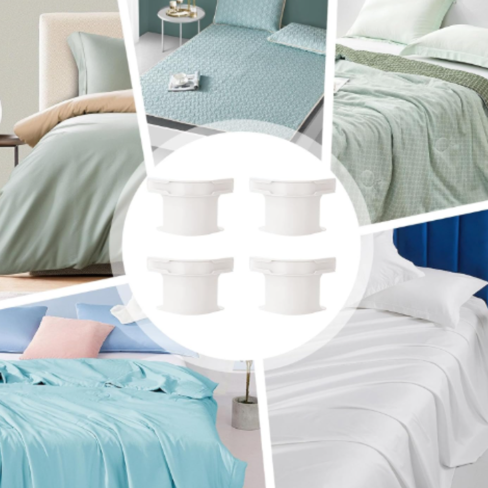 مثبتات ملاءات، 4 مشابك تثبيت زوايا ملاءات متينة |