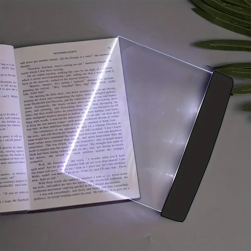 مصباح قراءة مسطح LED، قراءة الليل، قراءة الكتب في الليل
