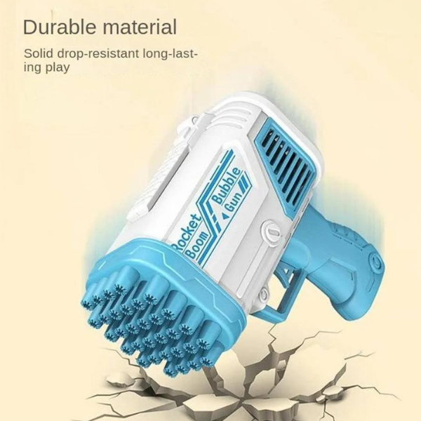 صانع فقاعات مسدس فقاعات شحن 64 فتحة للأطفال