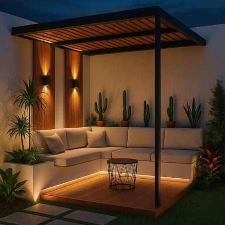 المنزل و الحديقة و الأتات