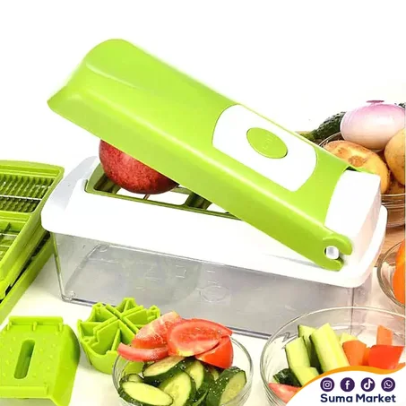 أداة تقطيع وبشر الخضر بأحجام مختلفة متعددة الاستعمالات