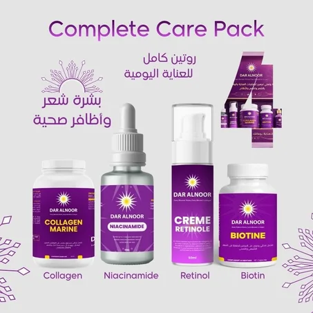 Complete Care Pack – Niacinamide + Retinol + Collagen + Biotin