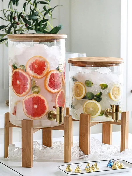 Carafe Prestige en Verre DXUIALOI avec Robinet - Choix de 5L, 8L et 11L