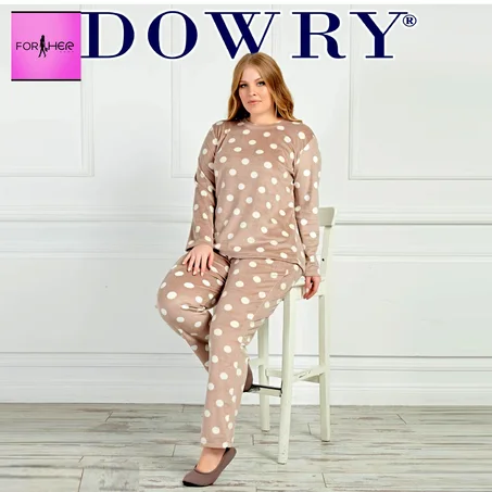 Pyjama Velour 2 pieces Imprimé Cercle / Dowry