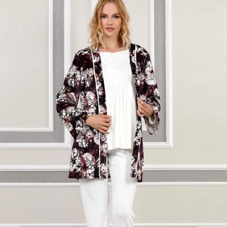 Pyjama 3 pieces FLeuri