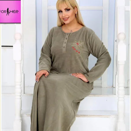 Pyjama longue à manches grise