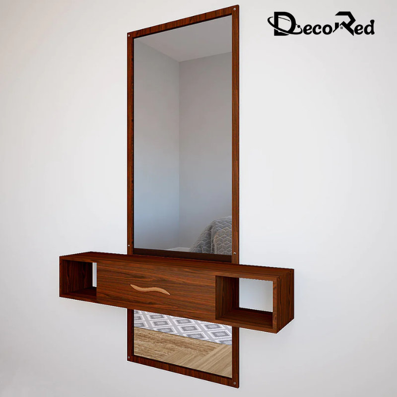 مرآة خشبية كلاسيكية وحديثة عالية الجودة