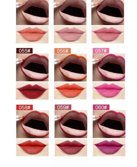 12 crayons à lèvres