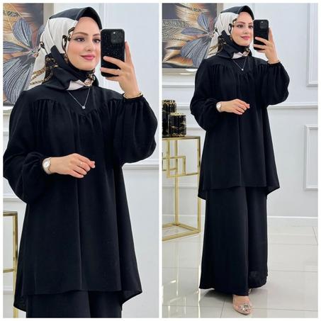 أنصومبل عملي أنيق من قطعتين – إطلالة محتشمة لصيف 2025