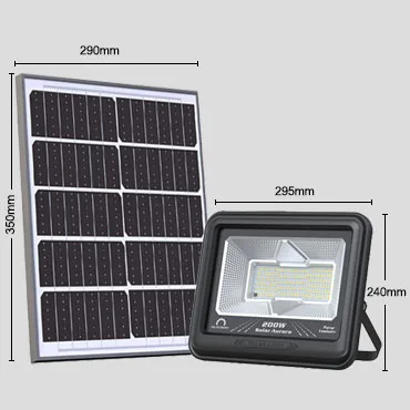 projecteur solaire de 3 couleurs  200  w