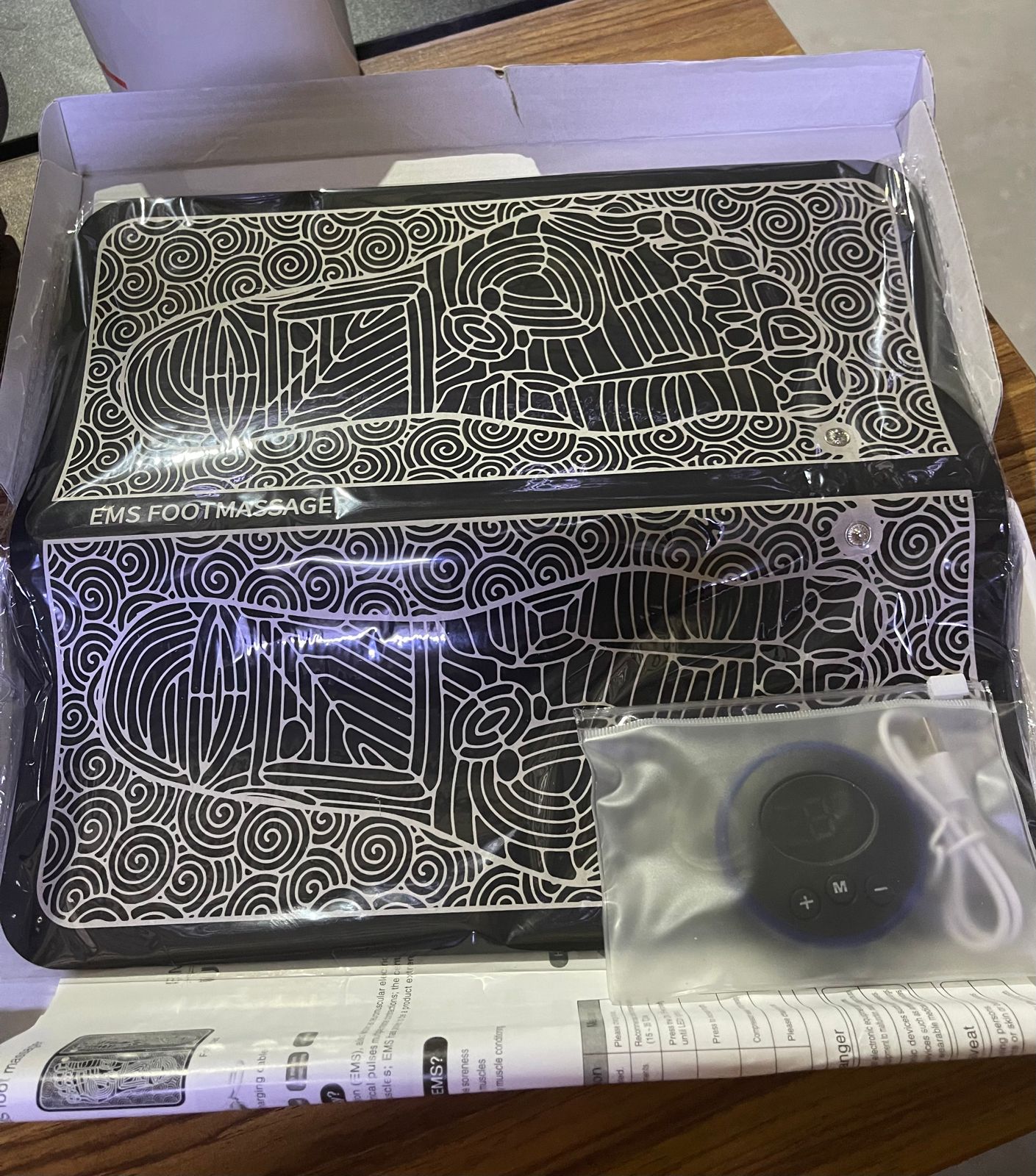 وسادة تدليك القدم الكهربائية