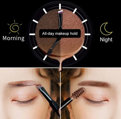 بودرة الحاجب ثنائية اللون