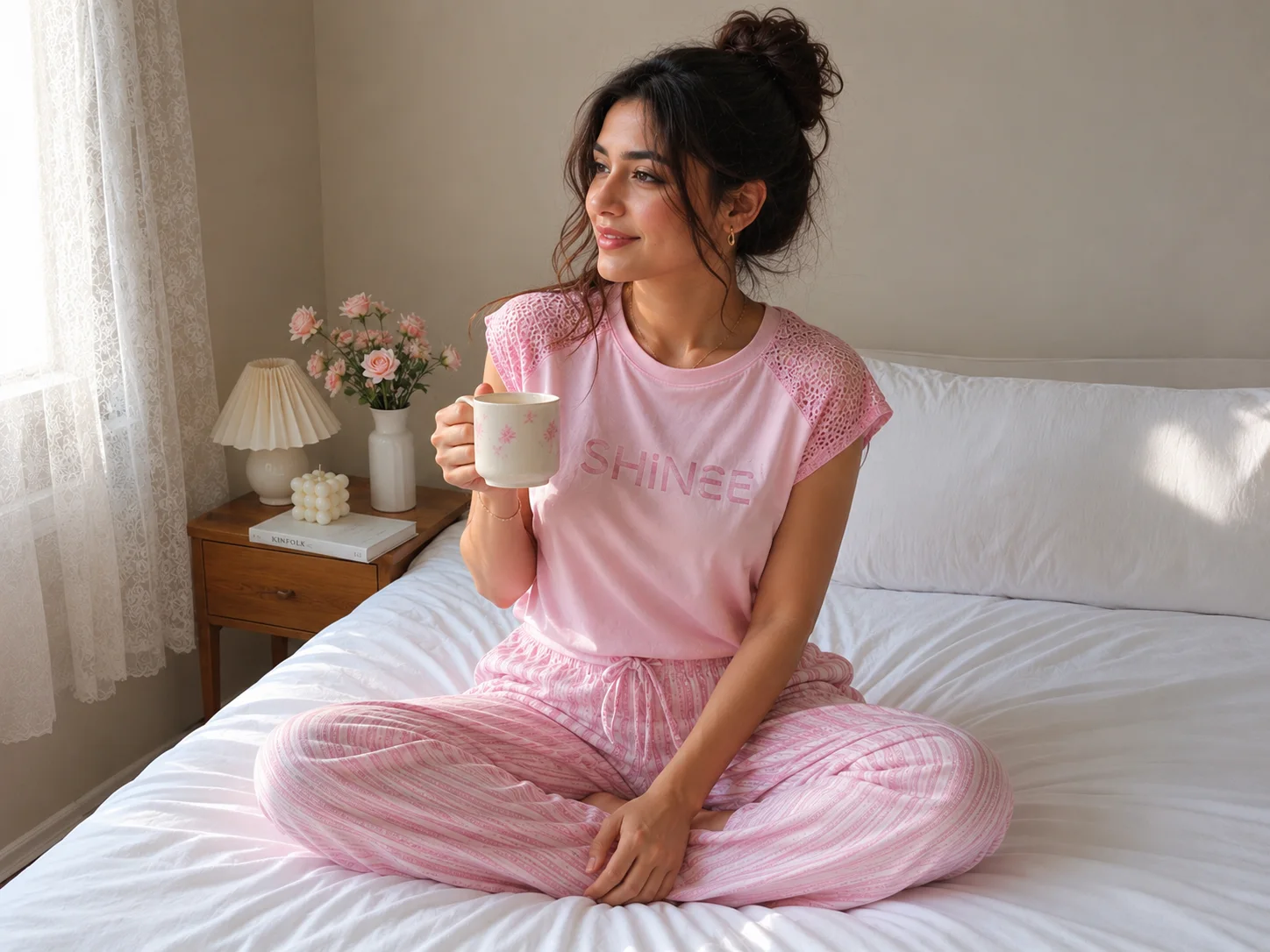 Pyjama Coton Ajouré 