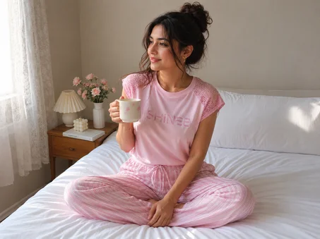Pyjama Coton Ajouré 