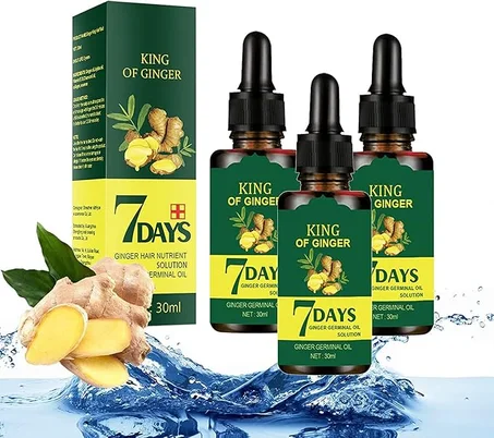 زيت زنجبيل لتغذية جذور الراس وتعزيز نموه بـ7 ايام