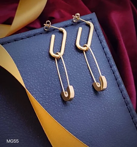 Boucles d'oreilles en acier inoxydable