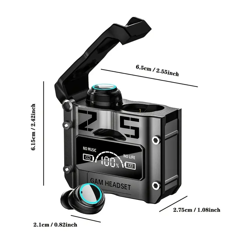 سماعات أذن TWS Audifonos Inalambrico لاسلكية 5.0 داخل الأذن مقاومة للماء