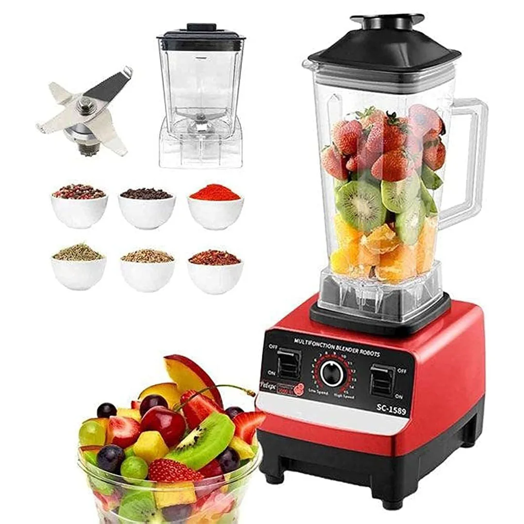 Electric Mixer - Golden Crest + Drainer Basket | خلاط كهربائي - جولدن كريست + مفرمة لحم صغيرة وسلة تصفية مجاناً!