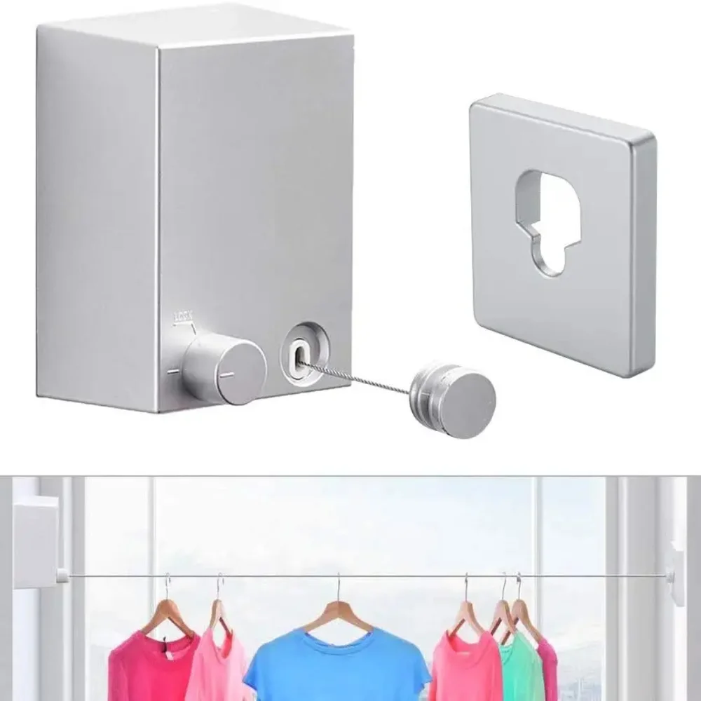 حبل الغسيل القابل للسحب وغير المرئي