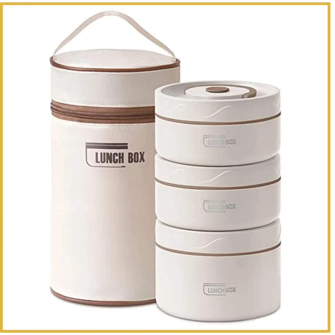 Portable Food Container Set with Bag – مجموعة حاويات طعام محمولة مع حقيبة