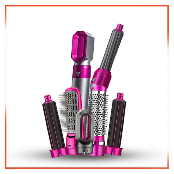 المشط الحراري الأصلي لتجفيف وتسريح الشعر 5 في 1