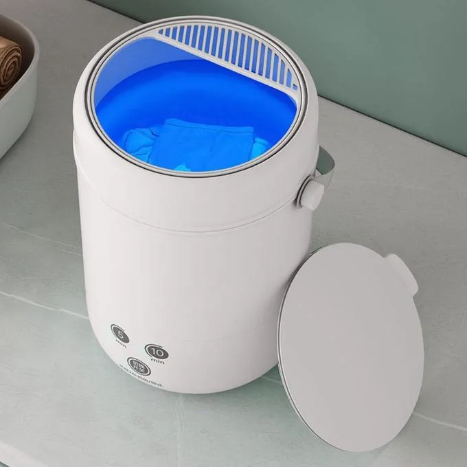 غسالة كهربائية صغيرة الحجم ، لغسل الجوارب الملابس الداخلية ، سهل الاستخدام وسريع ، 5 لتر ، شاحن