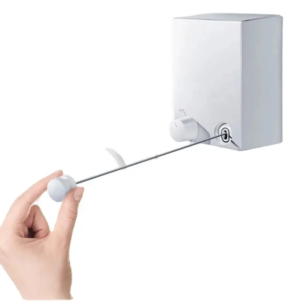 حبل الغسيل القابل للسحب وغير المرئي