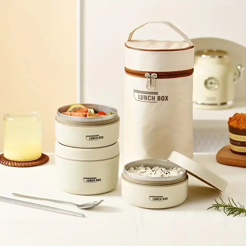 Portable Food Container Set with Bag – مجموعة حاويات طعام محمولة مع حقيبة